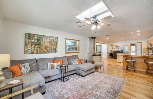 Gun Barrel City House | Spacious Deck: Waterfront Home in Gun Barrel City!