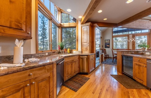 Elk Run House | Spacious Decks with Private Hot Tub Near Nordic Center and Golf Course!