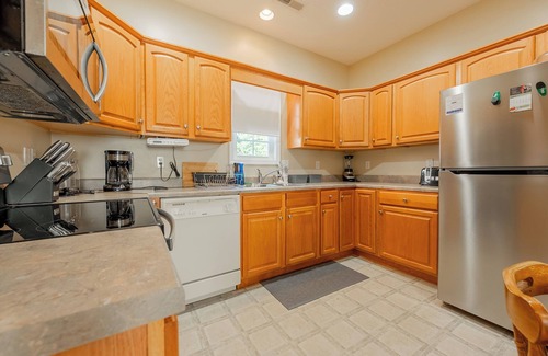 Christiansburg House | Spacious family home with multiple bedrooms, full kitchen, porch, and quaint backyard.
