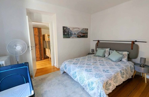 Saint-Gingolph Apartment | Spacious flat with magnificent terrace overlooking Lake Geneva.