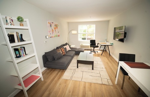 Downtown San Diego Condo | Spacious furnished home office condo in Little Italy - Free Secure Parking