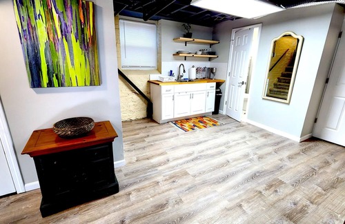 West New Haven Apartment | Spacious Garden Apartment with Office and Private Entrance