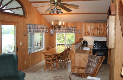 Ely Cabin | Spacious Group Cabin Overlooking Moose Lake with Vaulted Ceilings, Loft & Porch