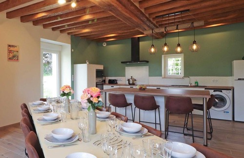 La Mesniere Cottage | Spacious Historic Manor with Modern Amenities, Terrace, and Garden in La Mesnière