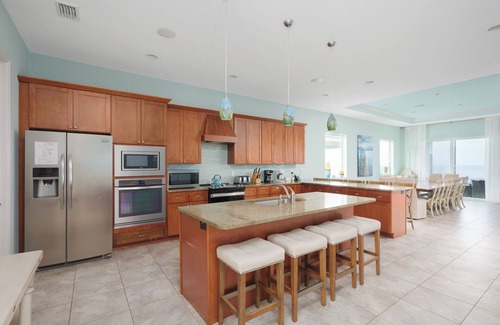 Palm Coast House | Spacious Home w Private Pool, Hot Tub, Elevator + Beach Access!