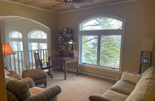 Beaver Island House | Spacious home with Lake Michigan views and beach. With Optional 2-bedroom suite.