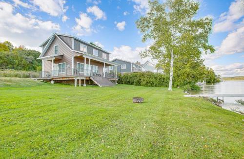 Lake Leelanau House | Spacious Home with Dock on Lake Leelanau!