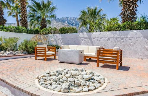 Racquet Club Estates Apartment | Spacious home with pool, fireplace, outdoor deck