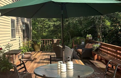 Falmouth House | Spacious Home with Private Beach Access, Near Downtown Falmouth & Woods Hole