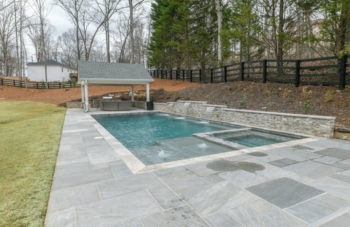 Dawsonville House | Spacious Lake House with Dock and Swimming Pool