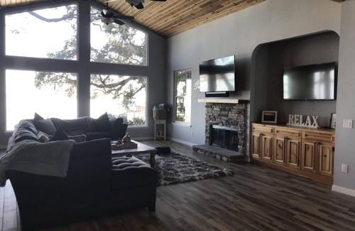 Candler House | Spacious Lake House with Dock and Private Beach