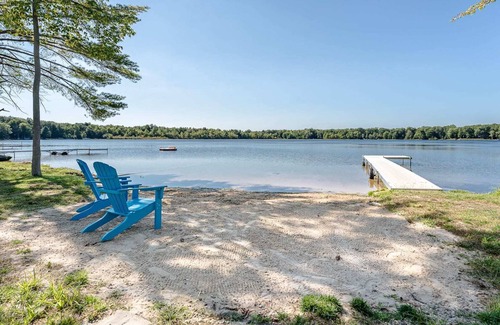 Kendall House | Spacious Lakefront Home Near South Haven
