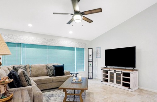 Lake Placid House | Spacious lakefront home with water views, private pool, boat lift, & fireplace