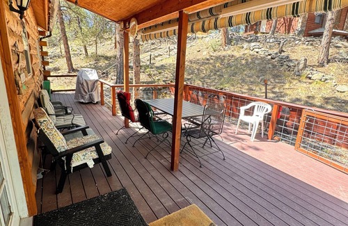 Lake City House | Spacious log cabin with a private gazebo view of Red Mountain!