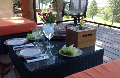 Harrison House | Spacious Log Home with stunning lake views