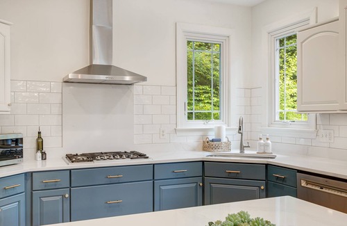 Asheville House | Spacious & Luxe~Hot Tub~Bocce~Fenced Backyard~Mins to Downtown!