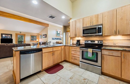 Estes Park Condo | Spacious Luxury Downtown Riverfront Loft Condo. License #6027
