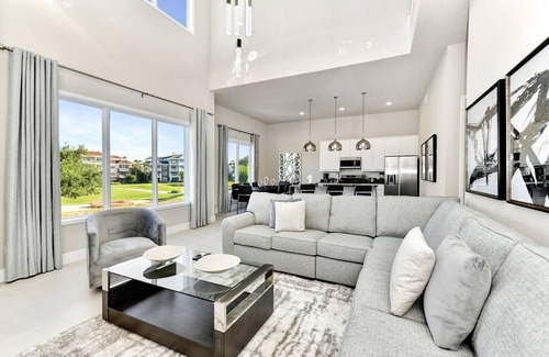 Reunion Hotel | Spacious Modern Condo with Pool Table, Rooftop Terrace and Large Loft. Reunion Resort Water Park Access near Disney at Spectrum Resort Orlando by Rentyl - B45 #237
