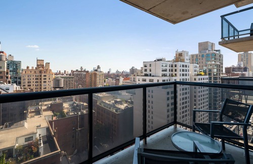 Gramercy Apartment | Spacious, Modern Studio in Gramercy with Balcony