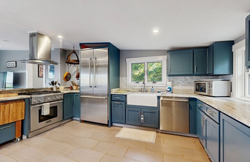 Bethel House | Spacious Mountain Chalet with Sauna, Deck, and Ski/Snowboard Adventures Nearby
