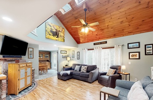 Searsport House | Spacious Multi-Level Home w/Free WiFi, Private Pool, Deck, Firepit, Patio, W/D