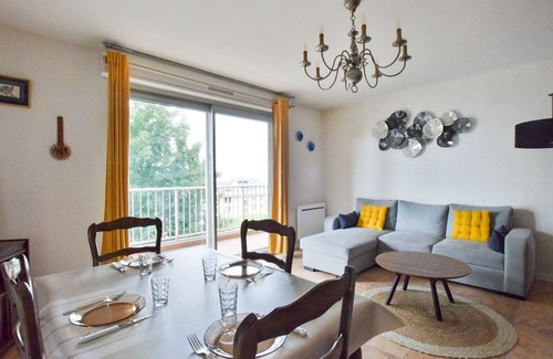 Evian-les-Bains Apartment | Spacious refurbished apartment with balcony and garage, near city center