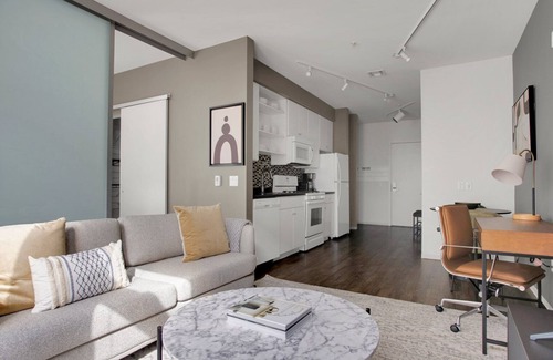 Assembly Square Apartment | Spacious Somerville 1BR w/W/D, nr Assembly T, by Blueground