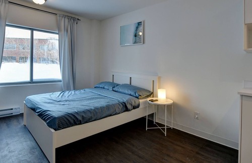 Laval Apartment | Spacious studio in Laval, near place bell, free parking, downtown laval