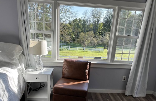 Wakefield Apartment | Spacious studio on a beautiful working horse farm