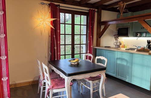 Crest-Voland Apartment | Spacious studio with terrace and mountain views