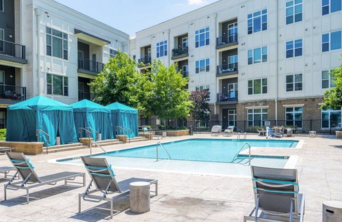 Durham Apartment | Spacious Studio with Workspace and Pool Access
