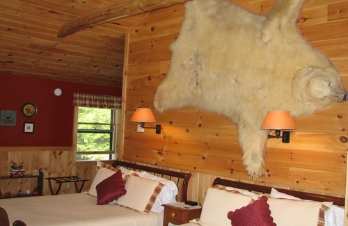 Saranac Lake Apartment | Spacious Suite with fireplace at Adirondack Waterfront Inn