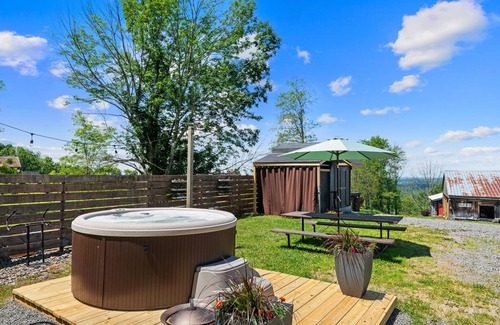 Orson House | Spacious Summer Escape w/Hot Tub, Games, Fire Pit & Scenic Hilltop Views!