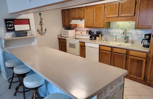 Indian Beach Condo | Spacious, Two Bedroom Condo at the Center of the Crystal Coast