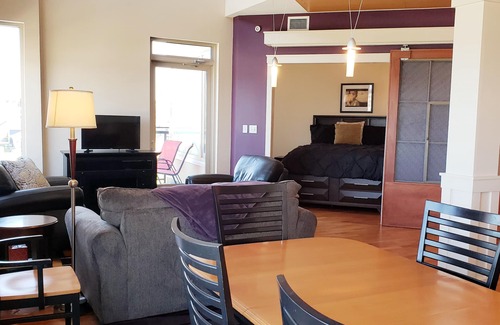 Ludington Condo | SPACIOUS TWO STORY CONDO -STUNNING LAKE VIEWS - INDOOR POOL - PLENTY OF ROOM!