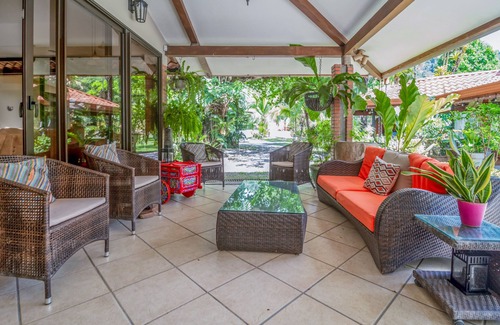 Jaco House | Spacious villa-like home with private pool, tennis, basketball, grill, & patio