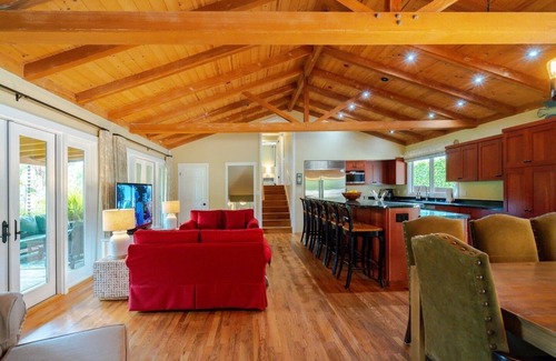 Coast Village House | Spacious! Walk to Coast Village/Butterfly Beach Pool, jacuzzi, bocce, ping pongn