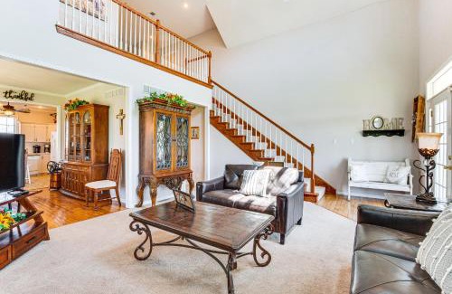 Warrensburg House | Spacious Warrensburg Getaway with Fireplace!