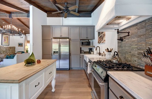 El Mirador House | Spanish-style, centrally located and pet-friendly home with pool near downtown