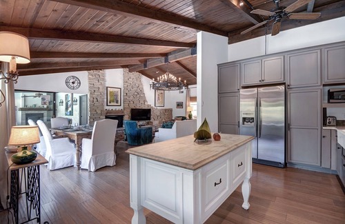 El Mirador House | Spanish-style, centrally located and pet-friendly home with pool near downtown