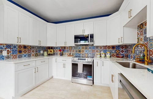Sebring House | Spanish style home with lake view, fire pit and wifi
