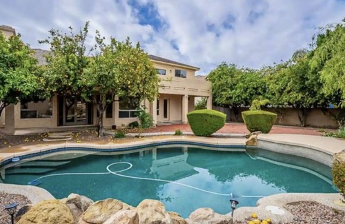 Arabian Crest House | Spanish-themed Scottsdale gem w /Lagoon pool!