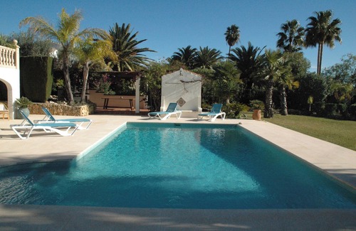 Ermita Villa | Spanish villa with private pool, garden, air conditioning, terraces. Family-friendly.