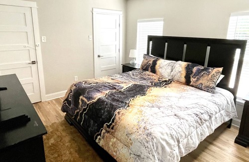 Near East Side House | Speakeasy themed house in trendy Dignowity Hill historic neighborhood