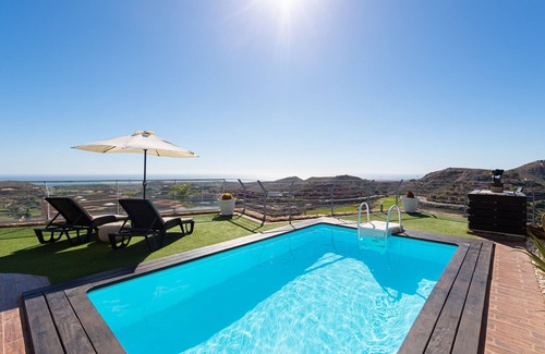Salobre Villa | Spectacular villa with private pool, sea views, barbecue and relaxing environment