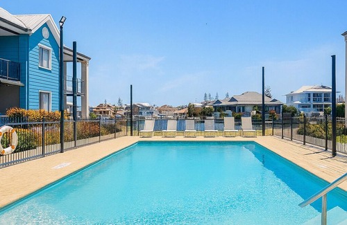 Halls Head House | Special - 20% off August stay Canal front retreat with pool, spa, jetty.