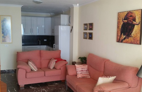 Los Gigantes Apartment | SPECTACULAR SUNNY APARTMENT WITH WIFI, POOL, PANORAMIC CLIFF & SEA VIEWS.