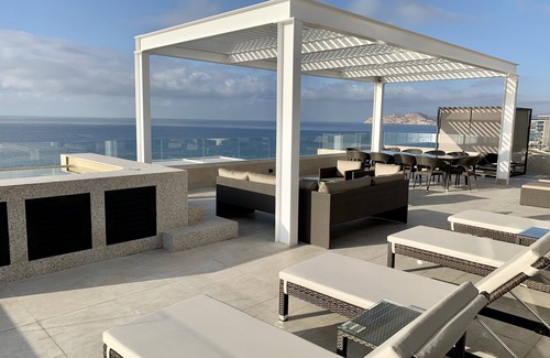 San Jose del Cabo Condo | Spectacular 3 bedroom PH condo with massive terrace and panoramic ocean views .