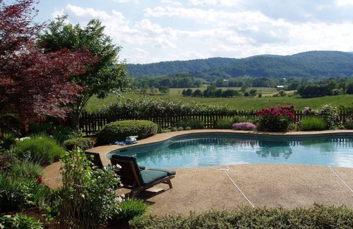 Stanardsville Apartment | Spectacular Mountain Views! Beautifully appointed. Pool. Hiking trails. Deck.