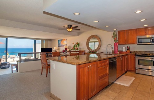 Princeville Condo | Spectacular Oceanfront Condo at Hideaways Beach, Bali Hai Views, AC all rooms